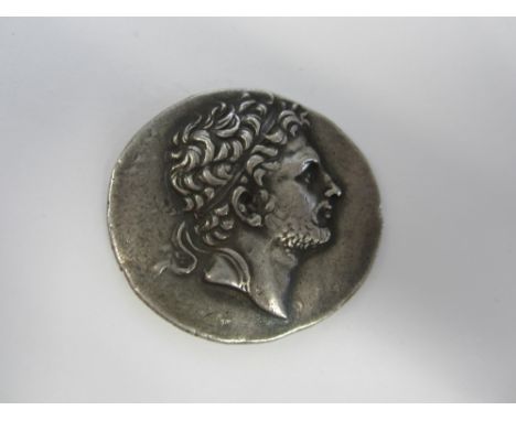 Macedonian Kingdom, Perseus 179-168 BC,Ar tetradrachm 17.03g., diademed head of Perseus r with short beard, R.Eagle with wing