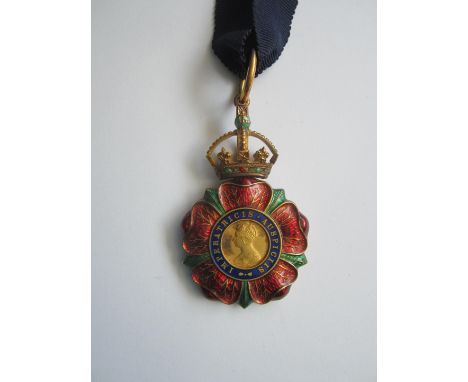 The Most Eminent Order of the British Empire,C.I.E., Companion's neck badge, in gold and enamel. In Garrard &amp; Co case of 
