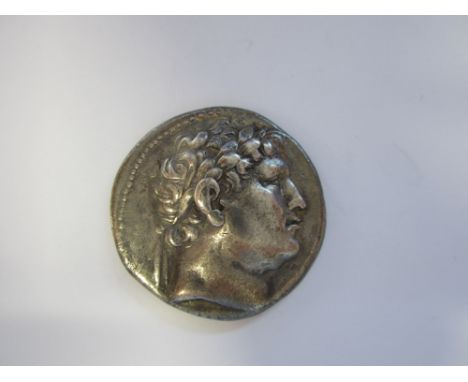 Pergamene Kingdom, Attalos I 241-197 BC,Ar tetradrachm 16.62g., diademed head r., R.Athena enthroned l crowning, bow in field