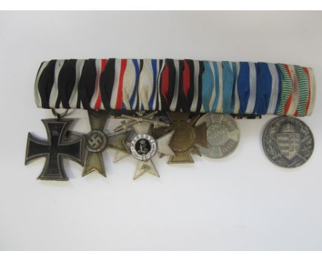 Germany,Prussia, Iron Cross 1914, Second Class; War Merit Cross, Second Class without swords; Bavaria, Cross of Military Meri