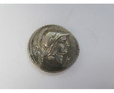 Roman Republic, L.Rustius 76 BC,denarius, 3.90g., helmeted head of young Mars, R.Ram stg r. L.RUSTIA in exergue. RCV 320; RSC