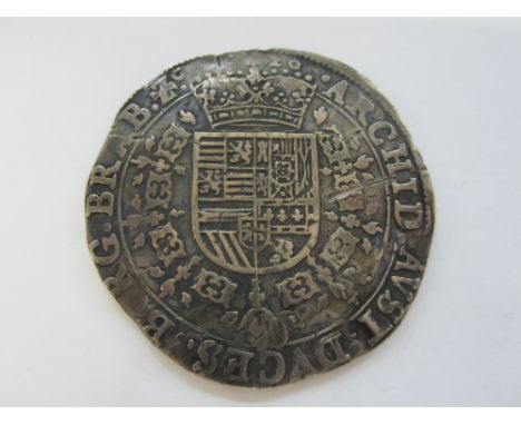 Spanish Netherlands,Patagon, 1620, St.Andrew's cross, crown above, fleece below divide pairs of crowned C monograms, R.Crowne