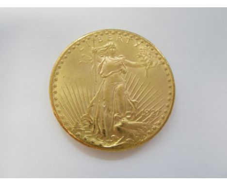 U.S.A.,Twenty Dollars, 1927, liberty standing, R.Eagle flying left.  Very fine. (1)This lot is subject to the following lot s