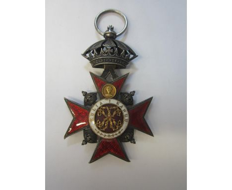Hawaii,Royal Order of Kapiolani, breast badge in gold, silver and enamel, 6.2cm x 4.0cm. Toned, good very fine. (1)Footnotes: