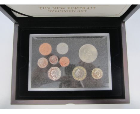 Elizabeth II,The New Portrait Specimen Set 2015 (3); The Queen's Fourth Portrait Specimen Set 2015 (3). 1983 Uncirculated Set