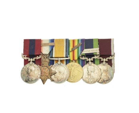 A Great War D.C.M. group of six to Company Quartermaster Sergeant J.Bean, Royal Army Service Corps,Distinguished Conduct Meda