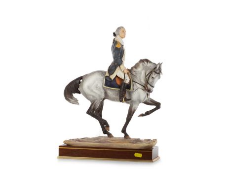 BENARD WINDSKILL FOR ROYAL WORCESTER, GEORGE WASHINGTON, CIRCA 1975 no. 256/750, stamped marks, on plinth, with certificate33