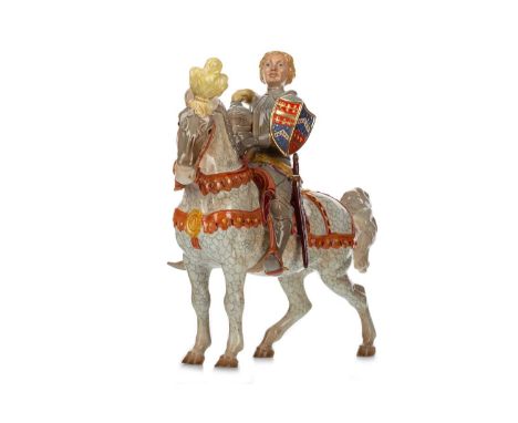 BESWICK, EARL OF WARWICK KNIGHT  model 114527cm highCondition overall is good, some light wear to the paint work present.