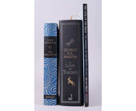 J R R Tolkien: "The Silmarillion", illust by Francis Molsley, 1997 Folio Society hardback edition, complete with slip cover, 