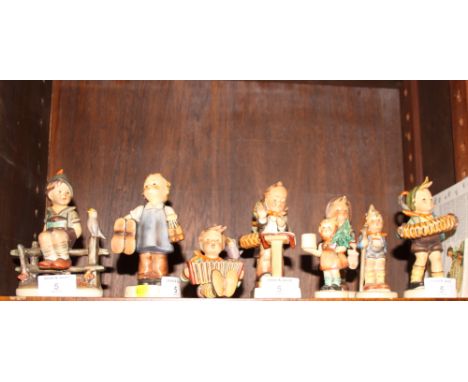 Nine Goebel Hummel figures, various