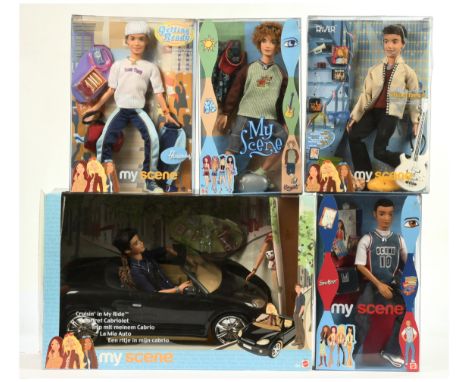 Mattel My Scene collection including: (1) My Scene Masquerade Madness, River, some accessories have become loose within box, 