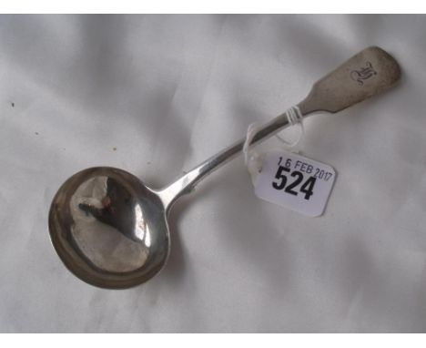 Georgian fiddle pattern sauce ladle Lon 1810 by SH 50g  