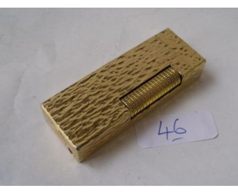 Gold plated 'Dunhill' lighter      