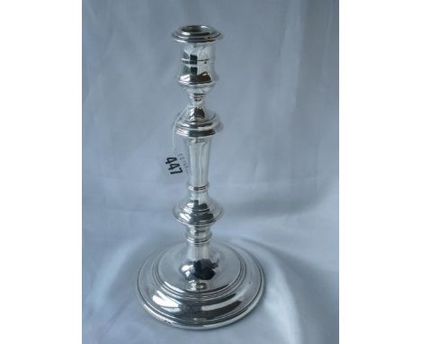Tall circular Georgian style candle stick 10” high  mod by RC        