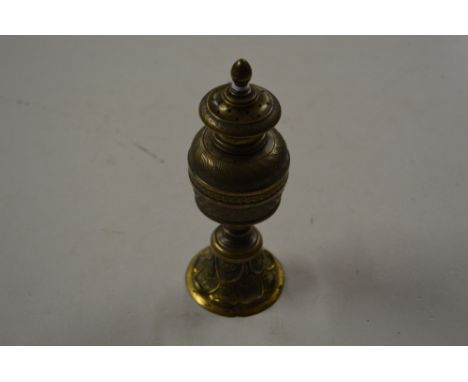 A 19th Century lacquered brass baluster sander
