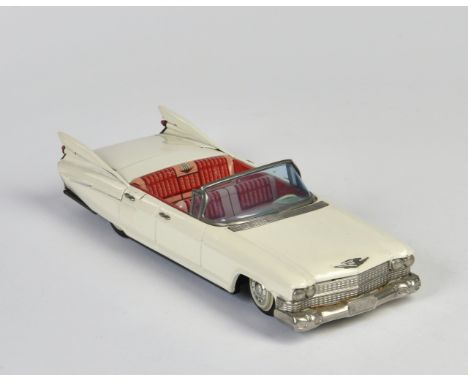 Bandai, Cadillac Cabrio, Japan, 29 cm, Blech, Friktion defekt, optisch Z 1-