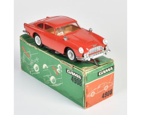 Gama, Aston Martin DB 5, W.-Germany, 25,5 cm, Kst, Okt Z 2 , Antrieb ok, min. LM, Z 2+