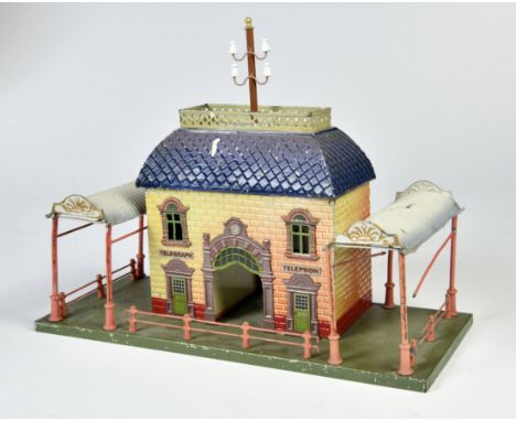 Bing, Bahnhof, Germany VK, 38x16 cm, 2 Stangen lose, Pantograph ersetzt