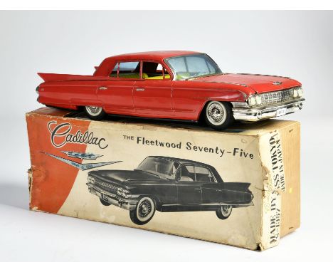SSS, Cadillac, Japan, 43 cm, Blech, Friktion ok, LM, Okt Z 2-3, Z 2-3