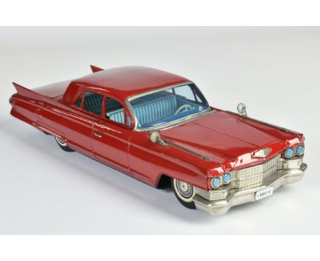 Bandai, Cadillac, Japan, 43 cm, Blech, Friktion ok, LM, Z 2-
