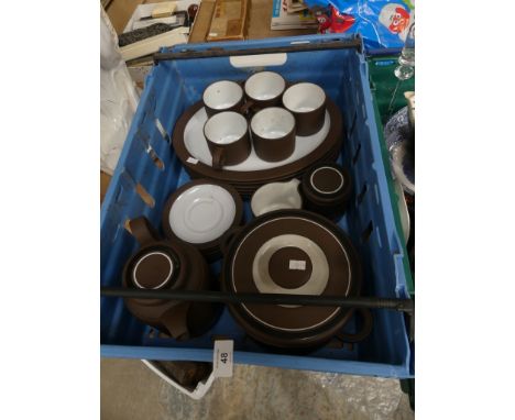A Hornsea Lancaster Vitramic Palatine  part tea and dinner service Including serving plates, tureens, teacups and saucers, et