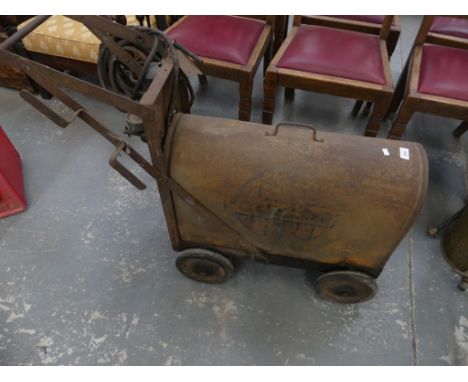 An early to mid 20th century portable Dunlop tyre compressor. 