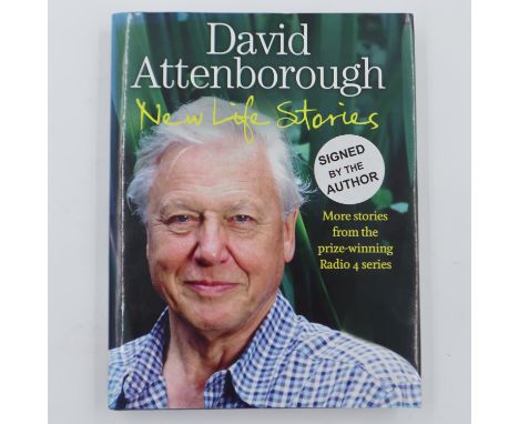 David Attenborough New Life Stories signed first edition. UK P&amp;P Group 1 (£16+VAT for the first lot and £2+VAT for subseq