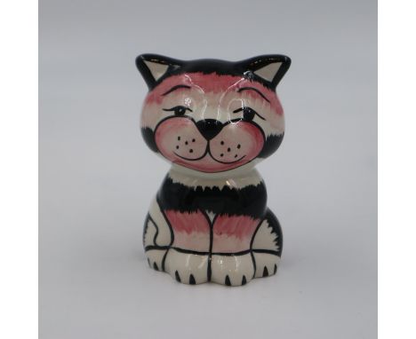 Lorna Bailey cat, Mack, no cracks or chips, H: 13 cm. UK P&amp;P Group 1 (£16+VAT for the first lot and £2+VAT for subsequent