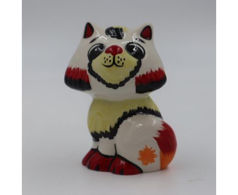 Lorna bailey cat, Honey, no cracks or chips, H: 13 cm. UK P&amp;P Group 1 (£16+VAT for the first lot and £2+VAT for subsequen