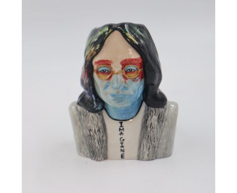 Bairstow Manor John Lennon character jug, limited edition, no cracks or chips, H: 16 cm. UK P&amp;P Group 1 (£16+VAT for the 