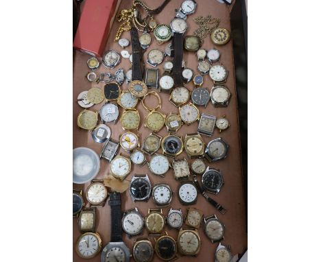 Gents mechanical wristwatches including Tavannes, Timex and others contained in one box 