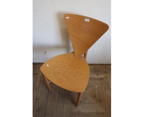 Modern light wood designer type chair 