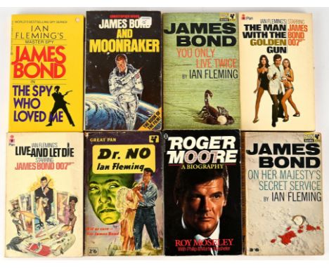 James Bond: Vintage Paperback Collection Collection of 70 vintage paperback books, released by Pan and Signet publishing, to 