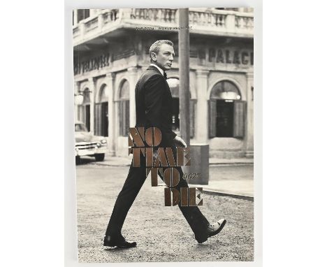 No Time To Die (2021) Royal Albert Hall Brochure Official premier brochure for the film, 28th September 2021. 3258 numbered o