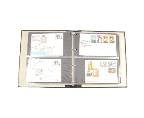 One box of stamps, some in albums, some loose; and albums of First Day CoversQty: 1 box