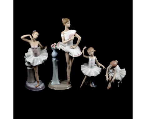 Lladro Graceful Pose 6174; Stage Presence 6323; En Pointe 6371; Little Ballerina I 8125; Little Ballerina II 8126; Little Bal