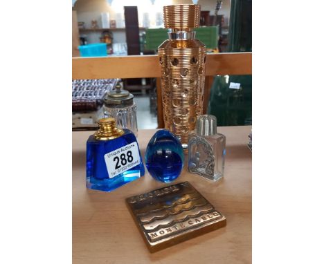A vintage refillable Guerlain Perfume Glass Bottles Holder Paris 1996 *no perfume, etc