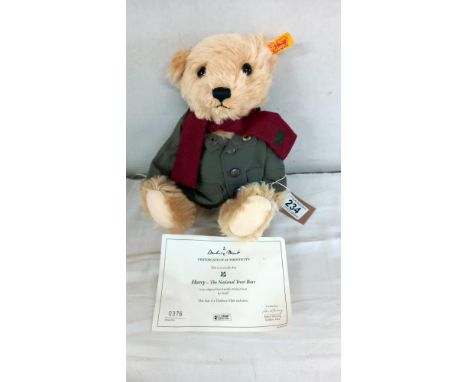 Harry The Steiff National trust bear no 0376