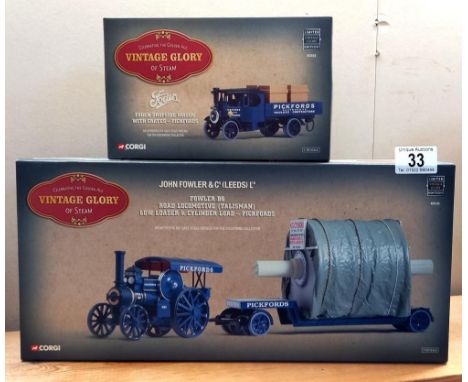2 boxed Corgi Vintage Glory of steam 80102 and 80205
