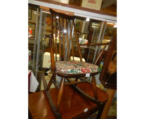 An Ercol rocking chair, COLLECT ONLY.