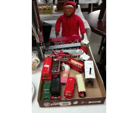 A selection of unboxed diecast including Corgi, Ducati lorry, Matchbox Thunderbirds Fab 1, plus vintage interactive E.T. the 