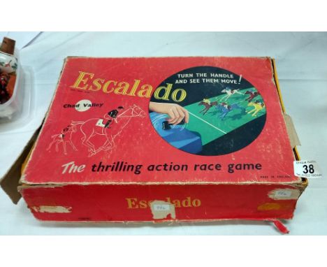 A vintage boxed Escalado Chad Valley game (box a/f)