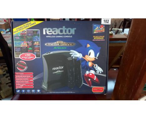 A Sega MegaDrive Reactor wireless gaming console