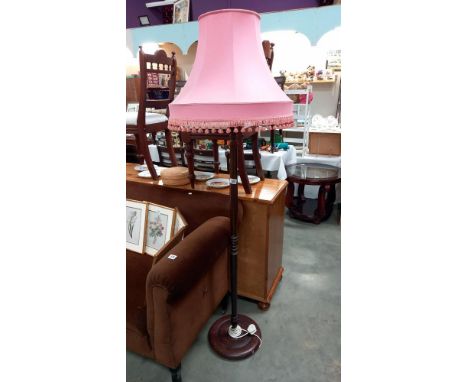 An Edwardian floor standing standard lamp COLLECT ONLY