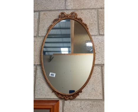 A vintage gilt framed ormalu wall mirror COLLECT ONLY