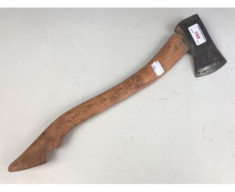 A Walters Black Diamond small hand axe with haft modelled as a hoofed leg