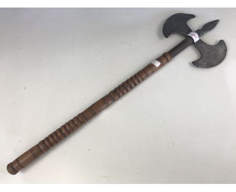 An Indo-Persian double headed battle axe