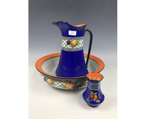 An H&K Tunstall jug and wash bowl