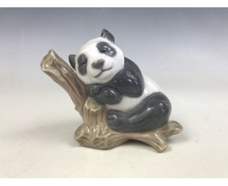 A Lladro figurine of a panda Sue 45