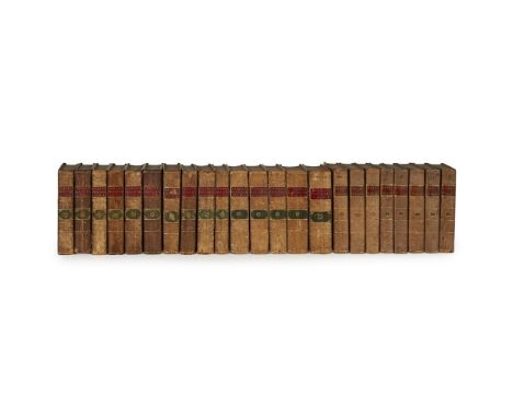 HUME, DAVIDTHE HISTORY OF ENGLAND London: T. Cadell, 1790. 8 volumes, 8vo, portrait, plates, contemporary tree calf with red 